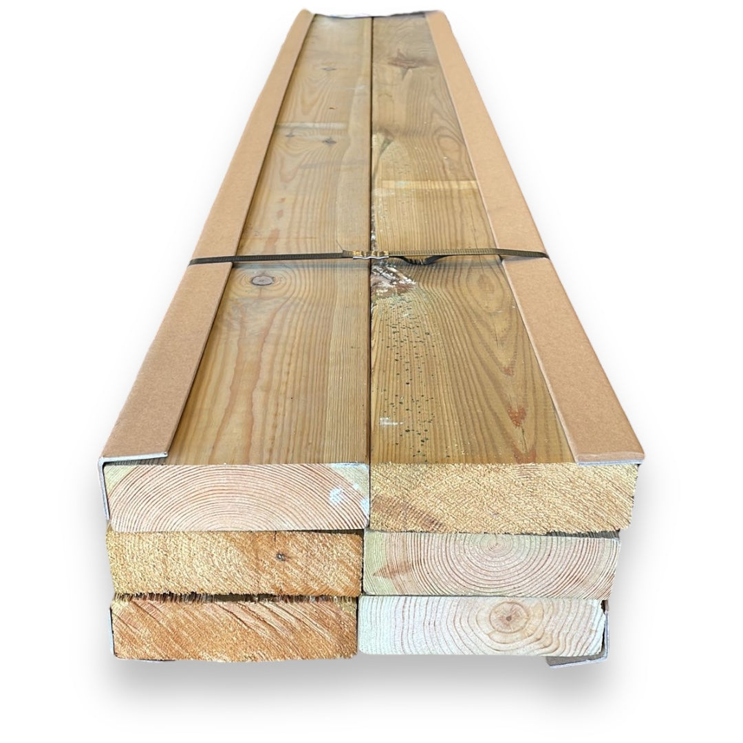 Pack de 6 tablones (viga) madera de pino tratado