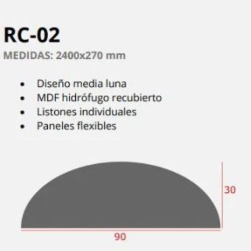 Revestimiento de Pared de Palilleria flexible efecto 3d MDF Hidrófugo laminado en Madera de Roble
