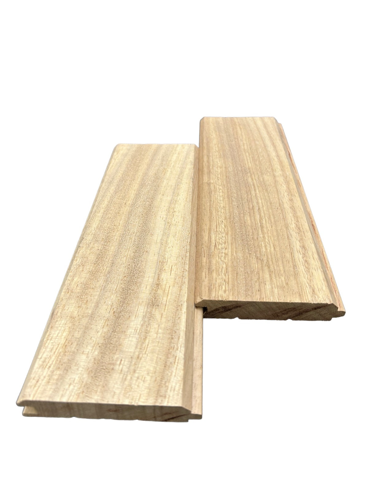 Pack of 5 natural tongue-and-groove pine wood cladding slats 1.6 x 9.5 x 200 cm (0.95 m2)