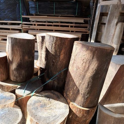 Tronco Macizo de Roble de 45 cm de Alto y 30/40 cm de diámetro
