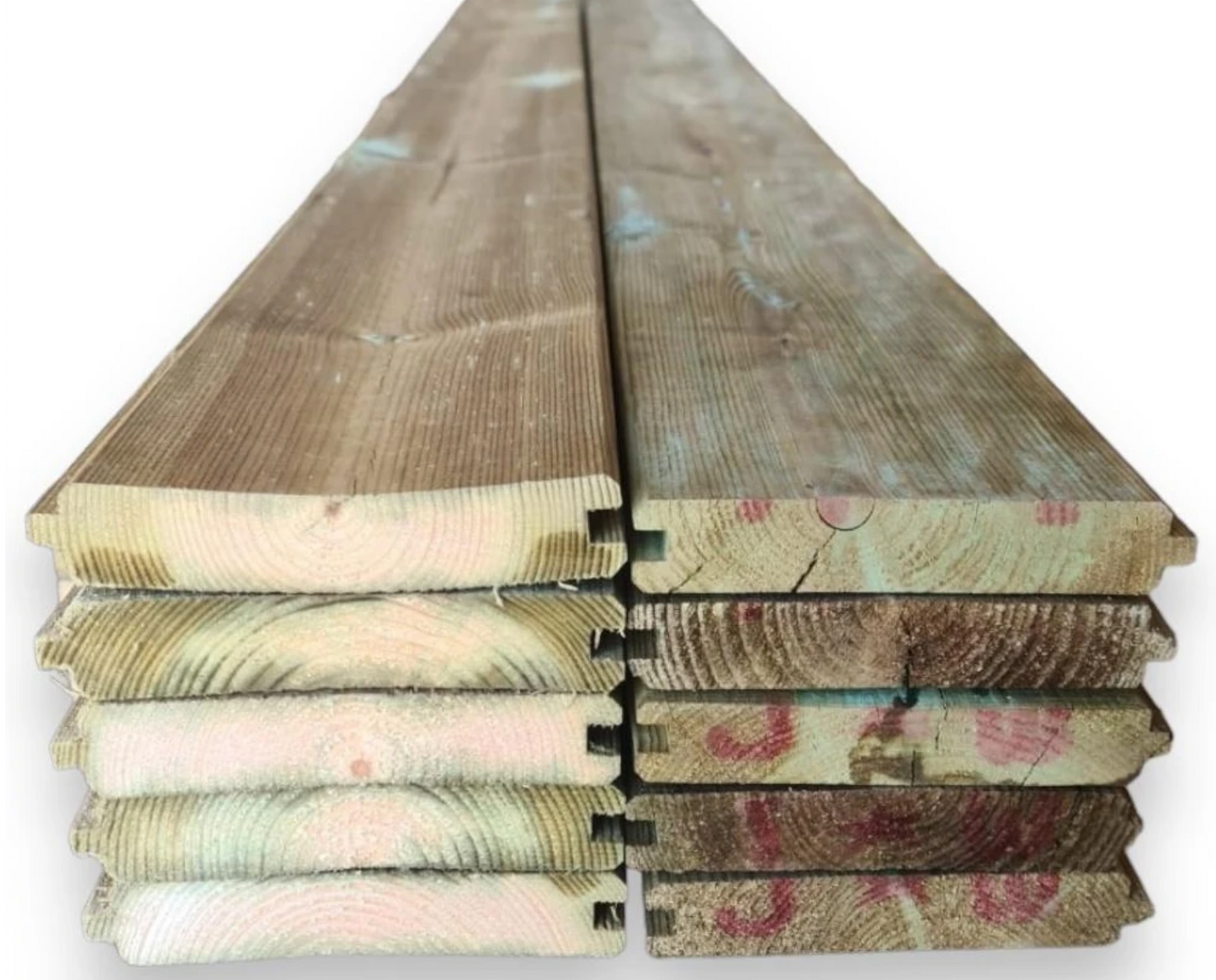 Revestimiento Madera Flandes Machihembrado – Pack 10 Uds (20x146x2400 mm)