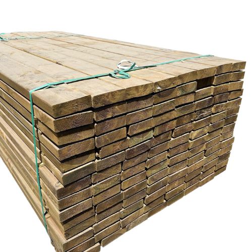 Pack de 6 tablones (viga) madera de pino tratado