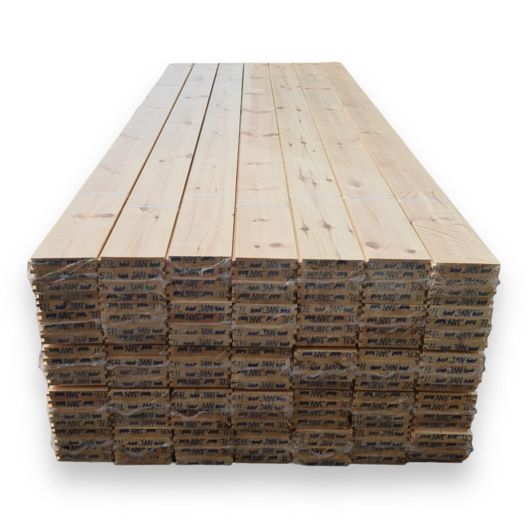 Tarima maciza interior de PINO