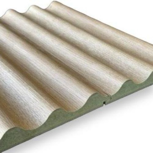 Revestimiento de Pared de Palilleria flexible efecto 3d MDF Hidrófugo laminado en Madera de Roble