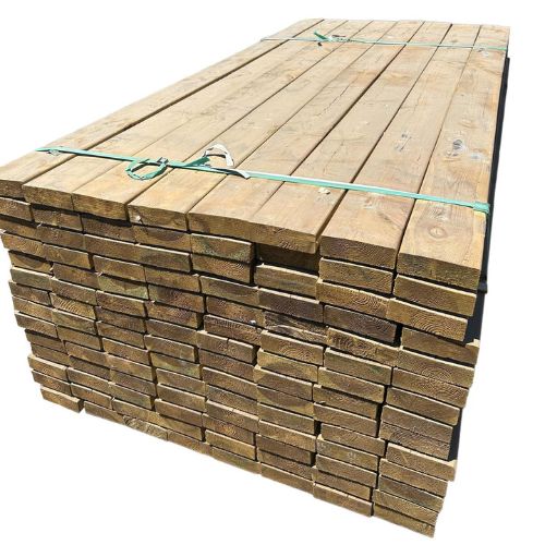 Pack de 6 tablones (viga) madera de pino tratado