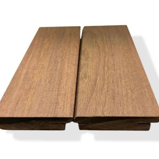 Pack de 10 lamas de madera tropical en Ipe