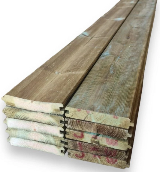 Revestimiento Madera Flandes Machihembrado – Pack 10 Uds (20x146x2400 mm)