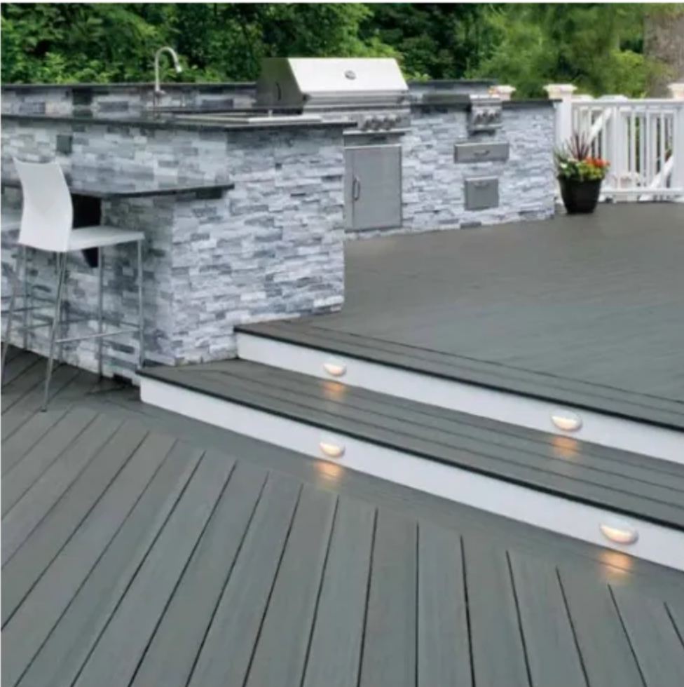 Tarima composite exterior WPC de doble cara – Deck Urban