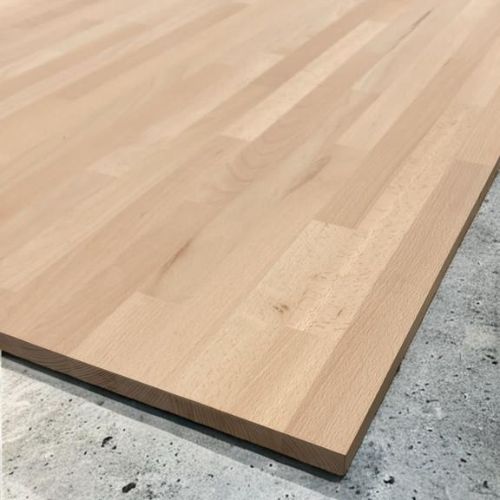 Peldaño de escalera en madera de haya vaporizada 40x300x1000 mm