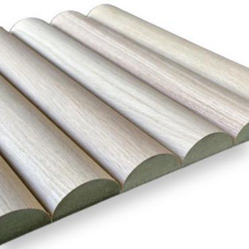 Revestimiento de Pared de Palilleria flexible efecto 3d MDF Hidrófugo laminado en Madera de Roble