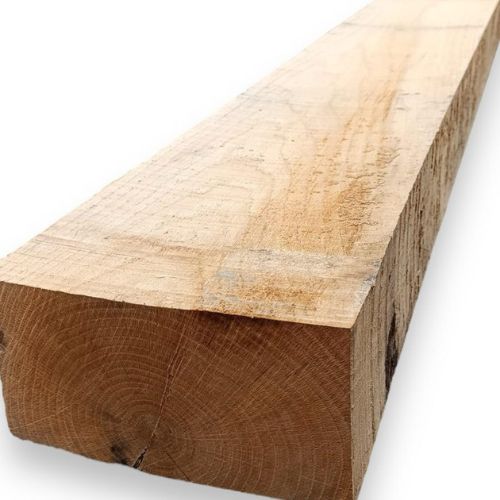 Traverses en chêne naturel non séché 12x20x200 cm
